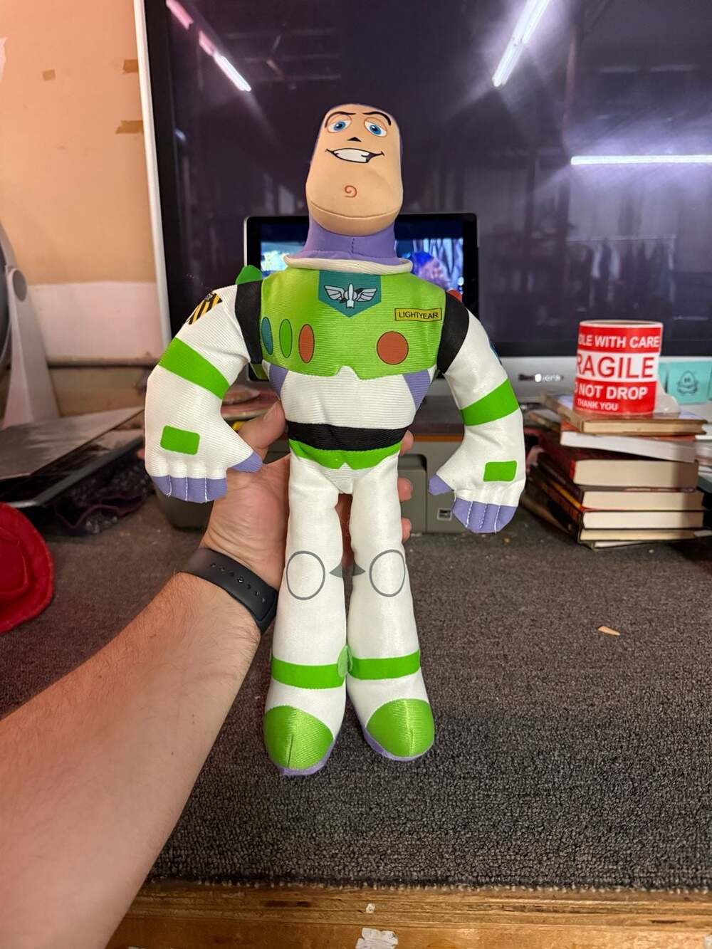 Disney Pixar Toy Story Buzz Lightyear Plush Space Ranger Stuffed Soft Toy